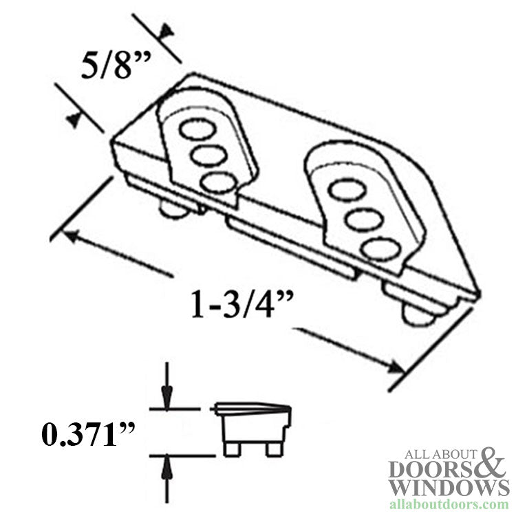 Truth 40709 Keeper Maxim Interlock Roller System, .371 Thick, Adjustable Right Hand - Truth 40709 Keeper Maxim Interlock Roller System, .371 Thick, Adjustable Right Hand