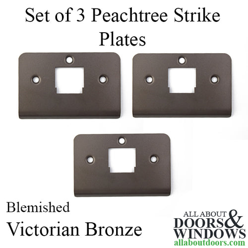 Blemished Trilennium Set of 3 Strikes & Screws, 2-1/4