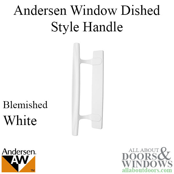 Blemished Andersen Frenchwood Gliding Door - Exterior Dished Handle - Blemished Andersen Frenchwood Gliding Door - Exterior Dished Handle