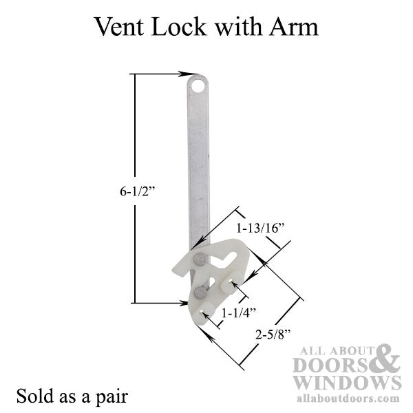 Vent Lock with Arm - Vent Lock with Arm