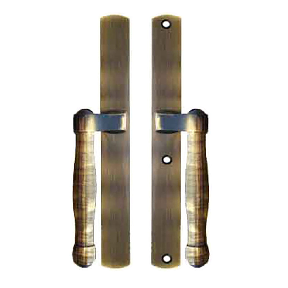 HOPPE HLS 9000 Sliding Door Handle Set Fixed Dummy Antique Brass - HOPPE HLS 9000 Sliding Door Handle Set Fixed Dummy Antique Brass