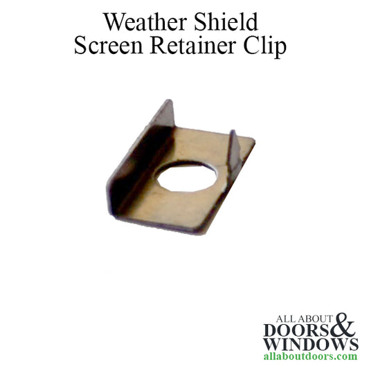 Weather Shield Screen Retainer Clip