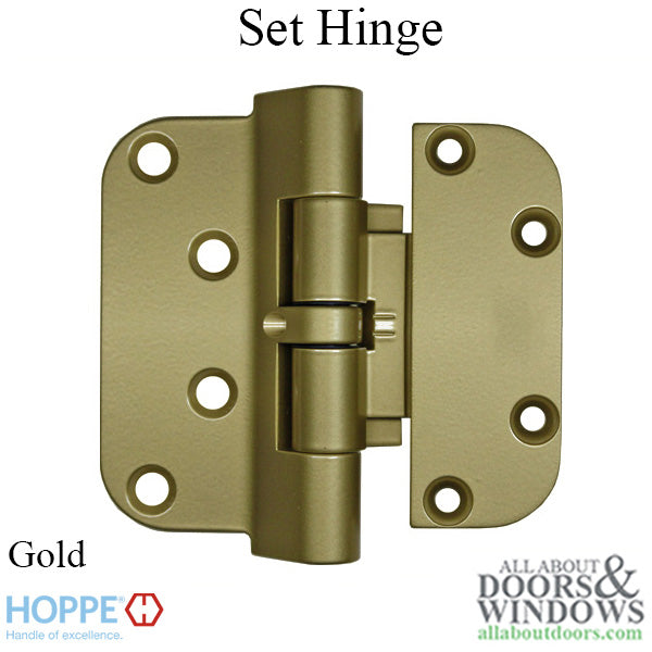 Hoppe F1713, 2009 Set Hinge, LHI / RHO - Gold - Hoppe F1713, 2009 Set Hinge, LHI / RHO - Gold