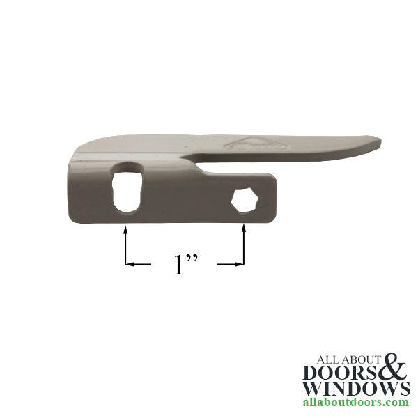 Pro Shield Sash Lock Hook, Flange Keeper, Right Hand - Pro Shield Sash Lock Hook, Flange Keeper, Right Hand