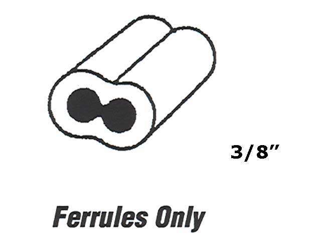 Garage Door Cable Ferrules 0.375 Inch 20 pack - Garage Door Cable Ferrules 0.375 Inch 20 pack