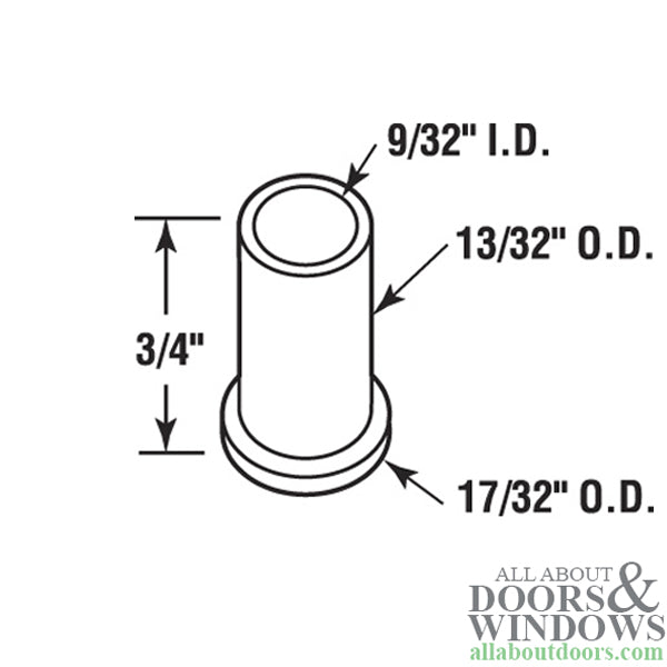 Pin Cap / Guide, 5/16 I.D., Nylon Replacement - each - Pin Cap / Guide, 5/16 I.D., Nylon Replacement - each