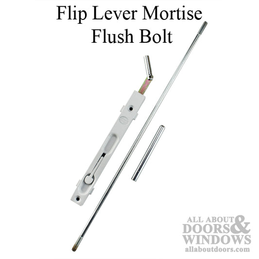 Flip Lever Extension Mortise Flush Bolt for Aluminum T-Astragal