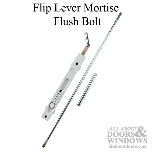 Flip Lever Extension Mortise Flush Bolt for Aluminum T-Astragal - Flip Lever Extension Mortise Flush Bolt for Aluminum T-Astragal