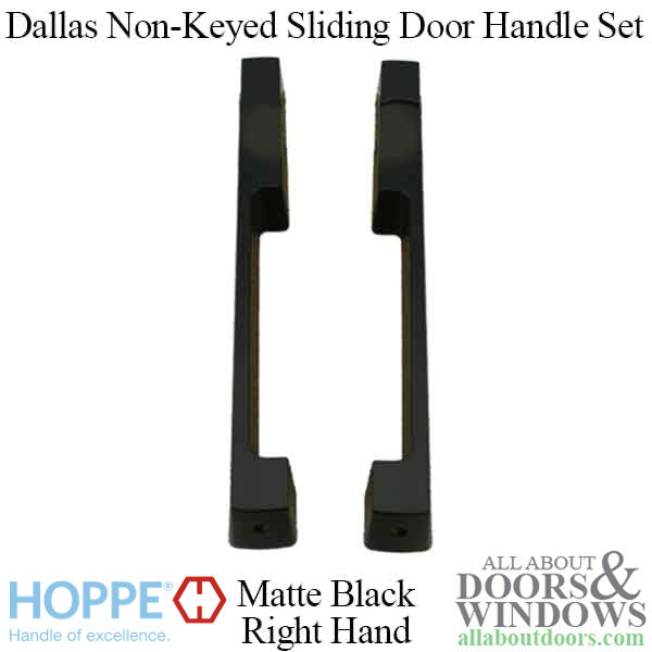 Dallas Non-Keyed Sliding Door handle set, HLS9000 gears RH 1-3/4