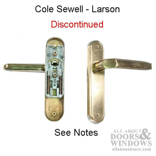 Surface Mount, Cole Sewell / Pella Storm Door Handle with locking lever - Discontinued