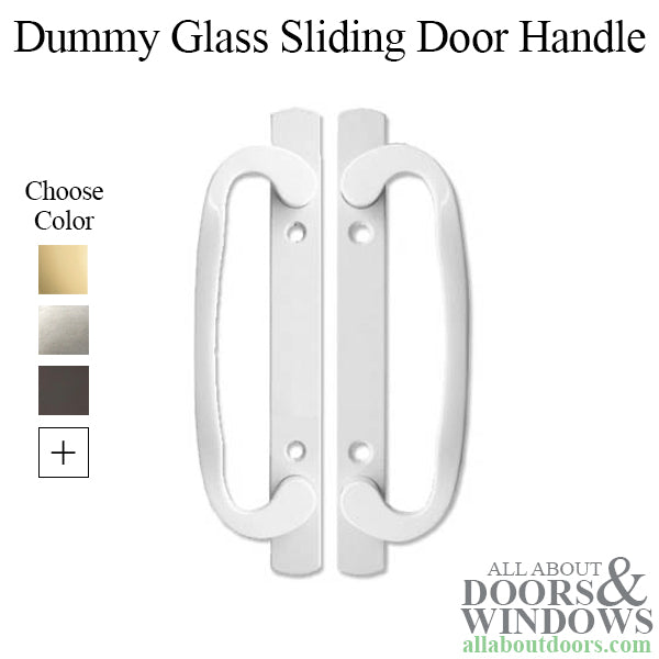 Legacy Dummy Handle Set for Sliding Glass Doors - Legacy Dummy Handle Set for Sliding Glass Doors
