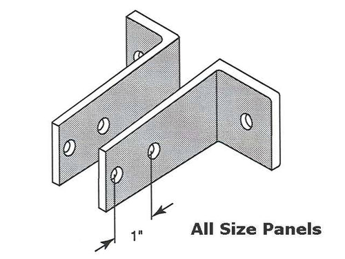 Urinal Screen Wall Bracket - All Sizes - Urinal Screen Wall Bracket - All Sizes