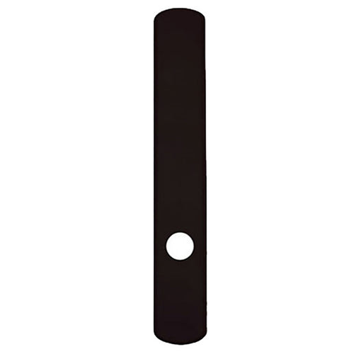 Escutcheon Plate, Albany Exterior Passive Door - Black - Escutcheon Plate, Albany Exterior Passive Door - Black