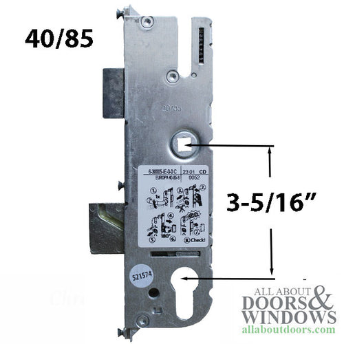 G-U 4 Rollers 40/85  Euro Version Multipoint Lock - G-U 4 Rollers 40/85  Euro Version Multipoint Lock