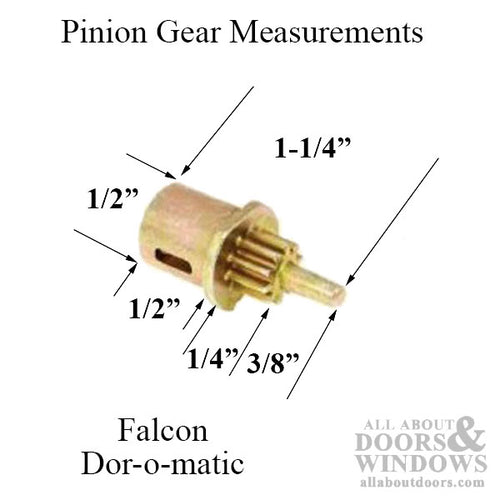 Pinion Gear for Exit Device - Pinion Gear for Exit Device