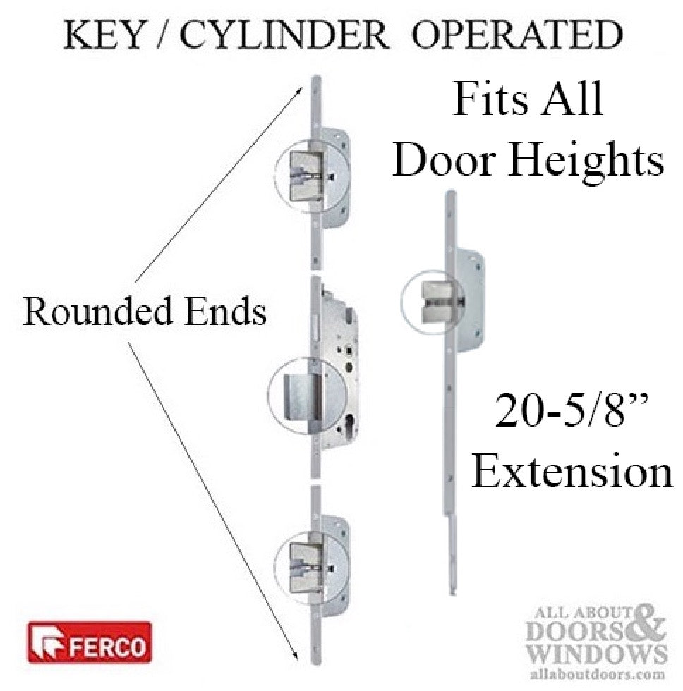 G-U Ferco Key Operated Triple Latch Multipoint Lock - G-U Ferco Key Operated Triple Latch Multipoint Lock