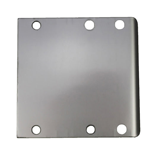 HOPPE Latch and Deadbolt Strike with Extended Curved Lip Non-Handed Stainless Steel