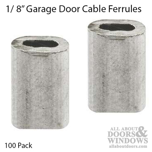 Cable Ferrules - Bulk - 1/8 Inch - 100 pcs - Cable Ferrules - Bulk - 1/8 Inch - 100 pcs