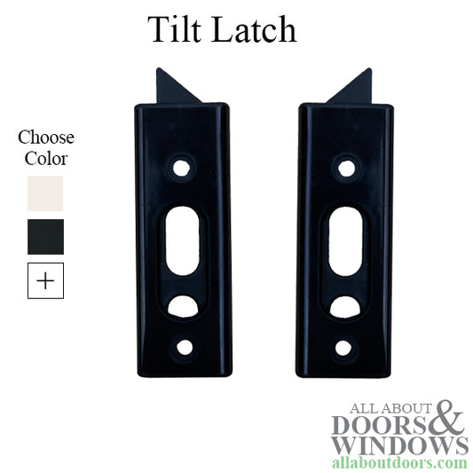 Plastic Tilt Latch with 2-5/16 Inch Hole Center for Vinyl or Metal Windows - Choose Color