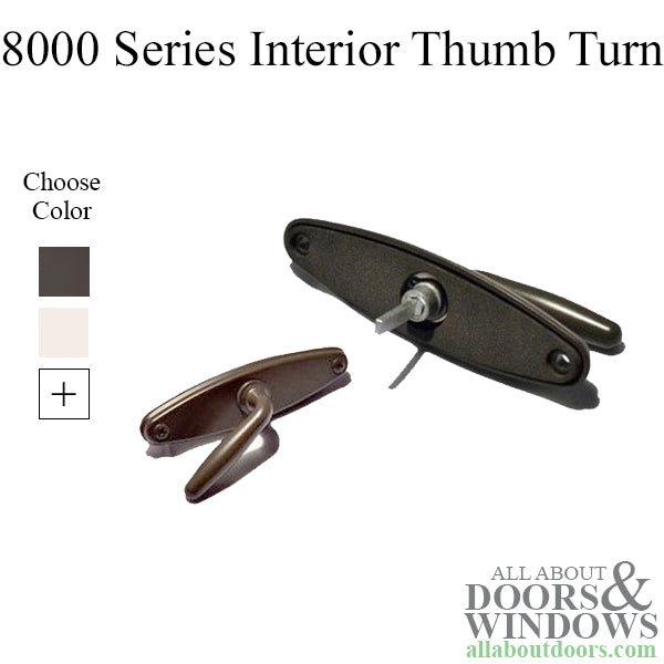 Interior Thumb Turn, Long Shaft, Flat Drive handle - Interior Thumb Turn, Long Shaft, Flat Drive handle