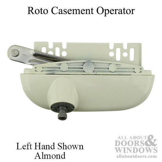 Roto Casement Operator -Hex Spline, Left Hand- Choose Color