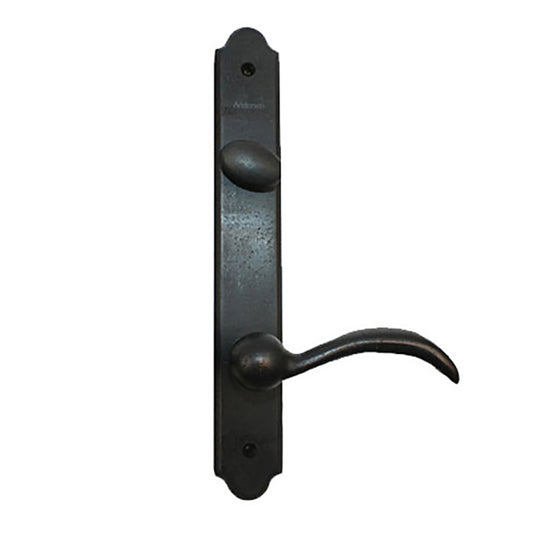 Hardware Kit, Single Door, Encino, Active Door - Distressed Bronze