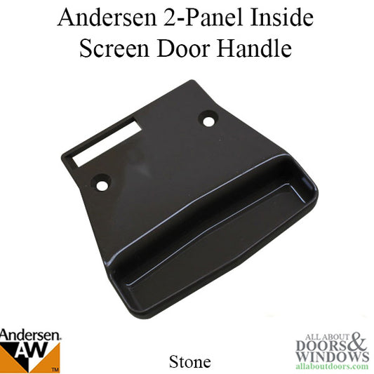 Andersen Window - PSII Gliding Doors - 2 Panel Inside Screen Door Handle - Stone
