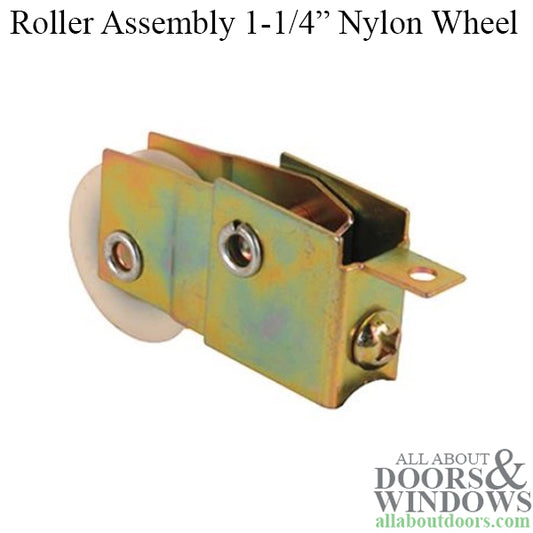 1-1/4  Nylon wheel, Roller Assembly