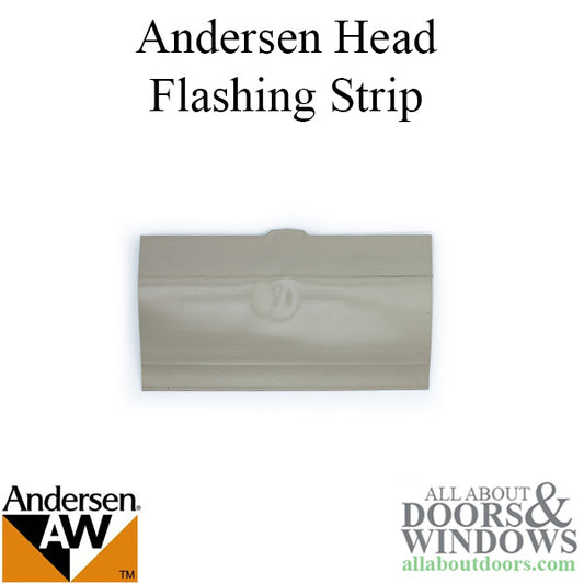 Head Flashing Strip, 6 In Exterior  - Sandtone - Mullion Joining Components for Windows