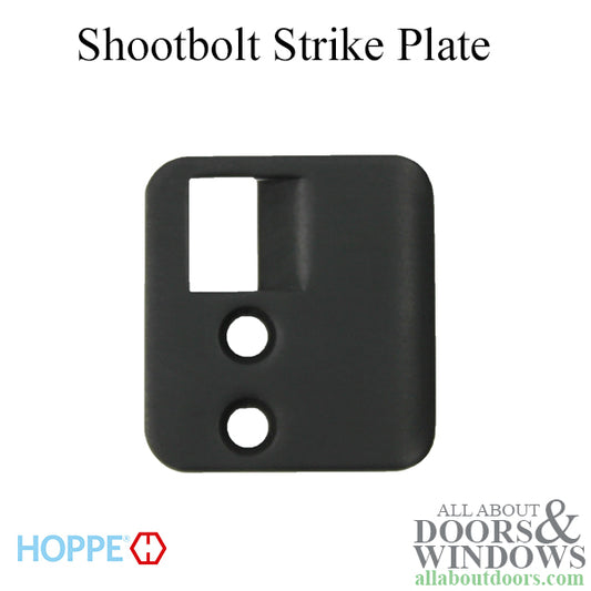 Strike Plate, PS0022R, Shootbolt.1.63 x 1.75 - Oil Rubbed Brass