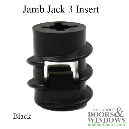 Jamb Jack 3 Insert, Double Hung Tilt Window - Black - Jamb Jack 3 Insert, Double Hung Tilt Window - Black