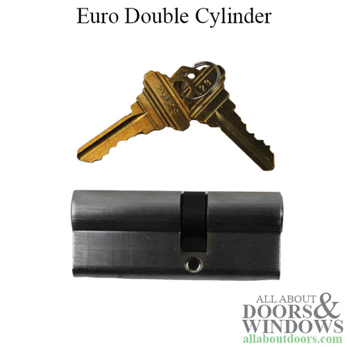 31.5/45.5, CES, 360° Dbl Cylinder, Euro, Satin Chrome - 31.5/45.5, CES, 360° Dbl Cylinder, Euro, Satin Chrome