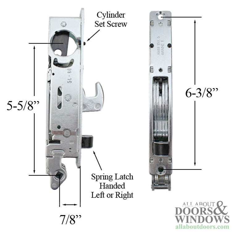 Adams Rite Mortise Lock Left Hand / Right Hand Reverse - Adams Rite Mortise Lock Left Hand / Right Hand Reverse