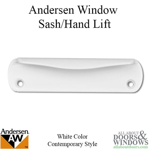 Andersen Contemporary Hand Lift, 200 Series (plastic) - White - Andersen Contemporary Hand Lift, 200 Series (plastic) - White