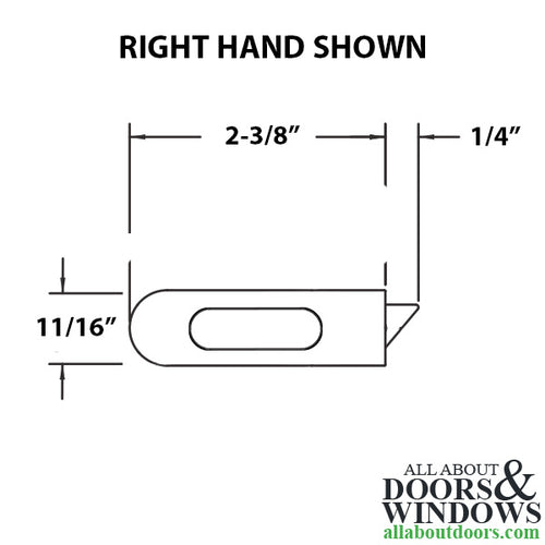 Metal Tilt Latch, Bottom/Lower Sash, Choose Color/Handing - Metal Tilt Latch, Bottom/Lower Sash, Choose Color/Handing