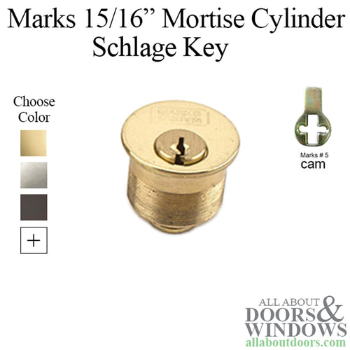 Marks Mortise Cylinder Threaed Door Lock Schlage Key - Marks Mortise Cylinder Threaed Door Lock Schlage Key