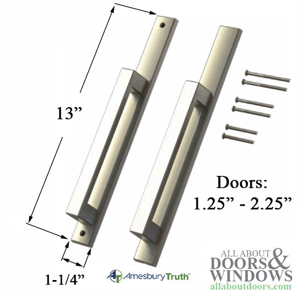 Modern Contemporary Inline Sliding Patio Door Dummy Pull Handle Non-Keyed No Thumbturn - Modern Contemporary Inline Sliding Patio Door Dummy Pull Handle Non-Keyed No Thumbturn