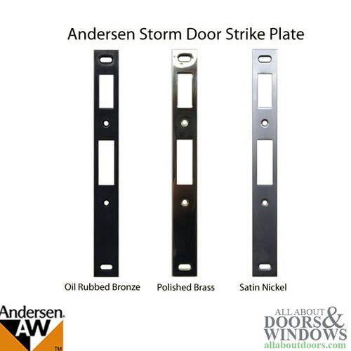 Andersen / EMCO Storm Door Strike Plate - Discontinued - Andersen / EMCO Storm Door Strike Plate - Discontinued