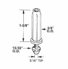 Acme 2803  BI-Fold Door Adjustable Pivot - Pairs - Acme 2803  BI-Fold Door Adjustable Pivot - Pairs