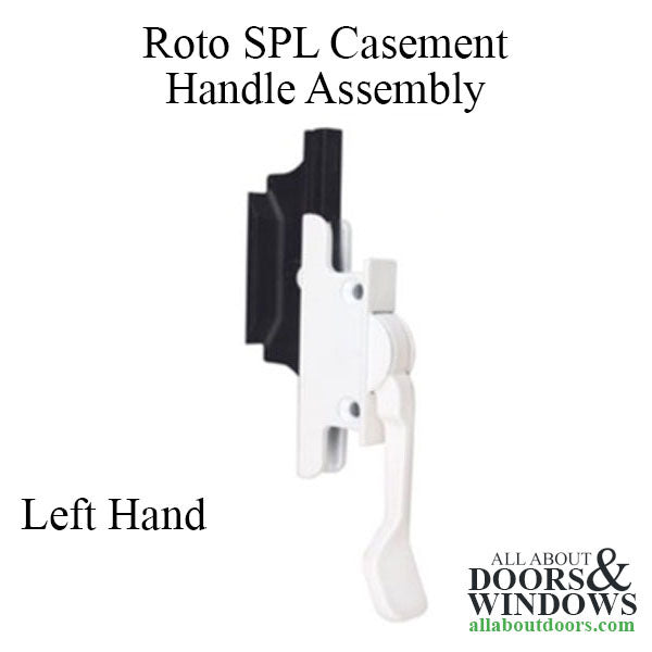 Roto SPL Casement Handle Assembly, Left Hand - Roto SPL Casement Handle Assembly, Left Hand