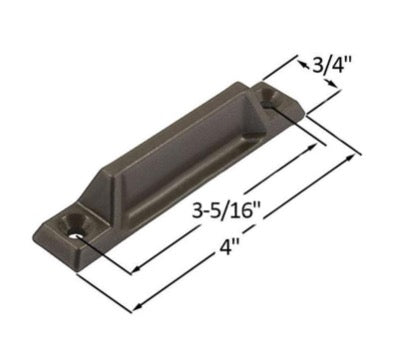Sash Lift - 4 Inch Length for Wood and Vinyl Windows - Sash Lift - 4 Inch Length for Wood and Vinyl Windows