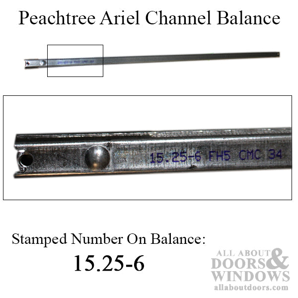 Peachtree Ariel 15-1/4-6 Channel Balance 4240 Non-Tilt Window - Peachtree Ariel 15-1/4-6 Channel Balance 4240 Non-Tilt Window