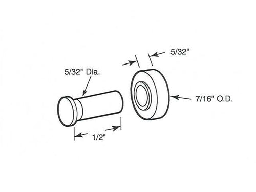 Roller (Flat) - Sliding Windows, Nylon - Roller (Flat) - Sliding Windows, Nylon