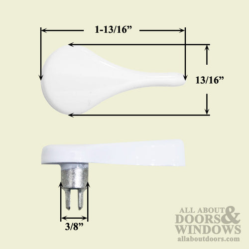 Thumb Turn with Tail Piece Kit - Choose Color - Thumb Turn with Tail Piece Kit - Choose Color