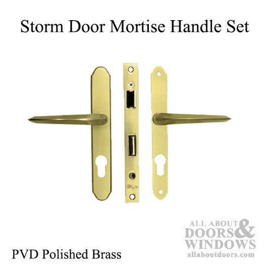 Storm Door Mortise Hardware Handle Kit - LPB