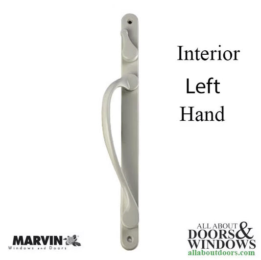 Elevate series, Sliding French Door handle, Interior Active Thumbturn, LH