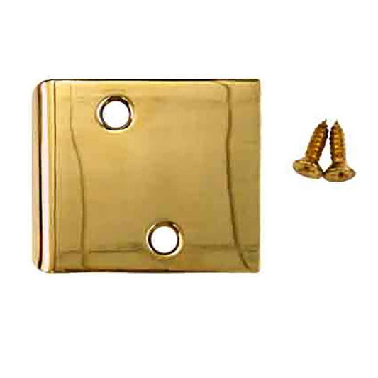 Andersen Jamb Strike Extender, 2-3/8" - Bright Brass