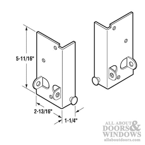 Bottom Lifting Bracket Set, Left & Right - Pairs - Bottom Lifting Bracket Set, Left & Right - Pairs