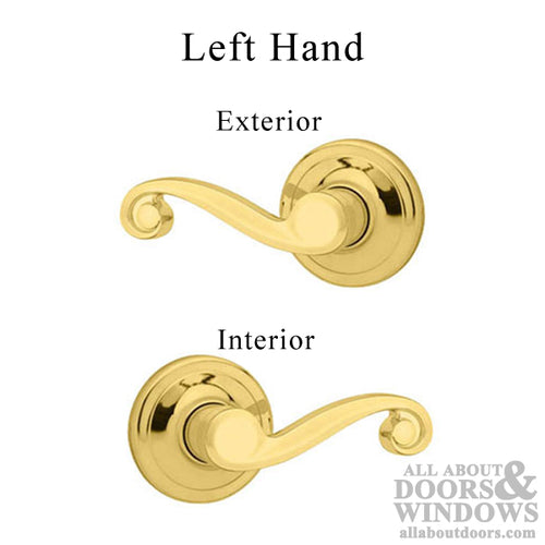 Kwikset 487LL-LH-3 Lido Left Hand Dummy Pair - Kwikset 487LL-LH-3 Lido Left Hand Dummy Pair