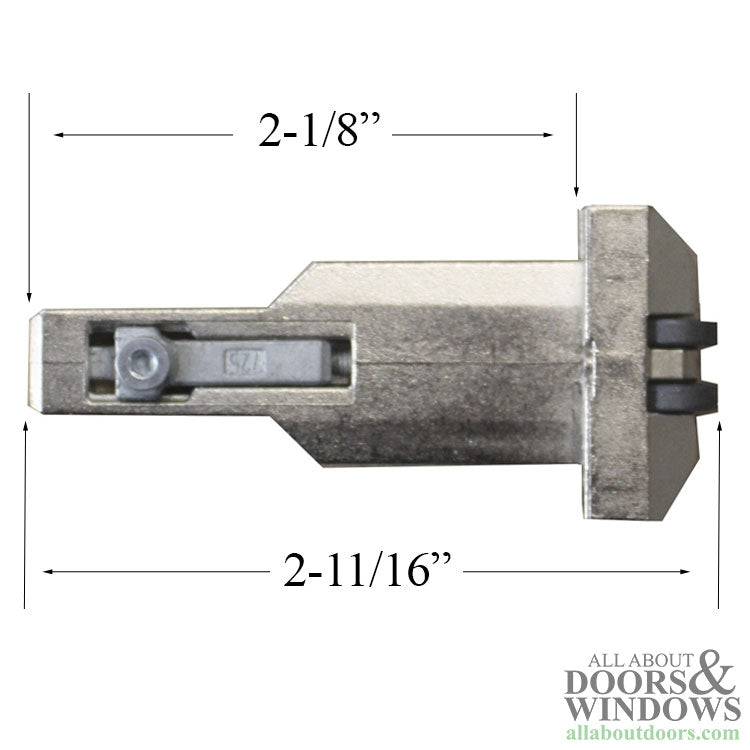 Hoppe Roller Latch Non-Handed Standard Function Lock Only 55mm - Hoppe Roller Latch Non-Handed Standard Function Lock Only 55mm